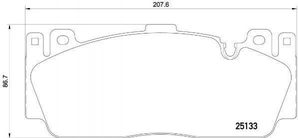 <strong>Тормозные колодки дисковые BREMBO P06 079 (фото 1)</strong>