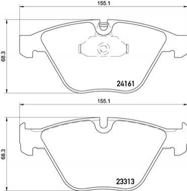 <strong>Гальмівні колодки дискові BREMBO P06081 (фото 1)</strong>