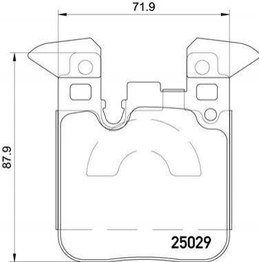 <strong>Гальмівні колодки дискові BREMBO P06 087 (фото 1)</strong>