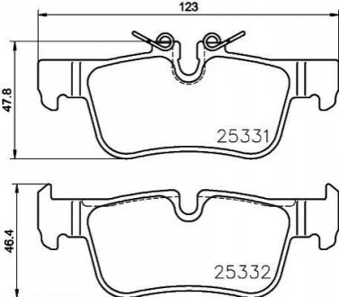 Гальмівні колодки дискові для BREMBO P06 094 фото товару