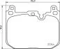 <strong>Гальмівні колодки, дискові BREMBO P06097 (фото 1)</strong>
