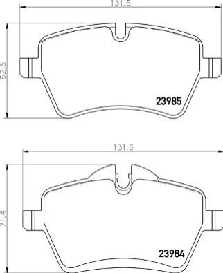 <strong>Гальмівні колодки дискові BREMBO P06 104 (фото 1)</strong>