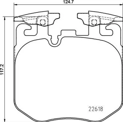 <strong>Гальмівні колодки дискові BREMBO P06 106 (фото 1)</strong>