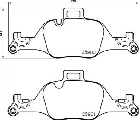 <strong>Гальмівні колодки дискові BREMBO P06 107 (фото 1)</strong>