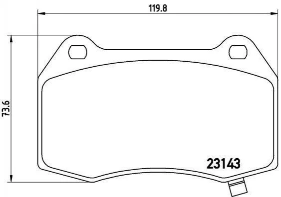 <strong>Гальмівні колодки дискові BREMBO P09 003 (фото 1)</strong>