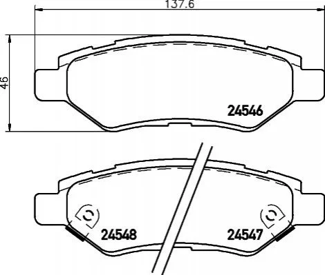 <strong>Гальмівні колодки дискові BREMBO P09 014 (фото 1)</strong>