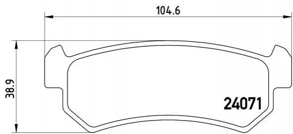 <strong>Гальмівні колодки дискові BREMBO P10001 (фото 1)</strong>
