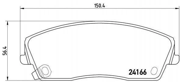<strong>Гальмівні колодки дискові BREMBO P11 019 (фото 1)</strong>