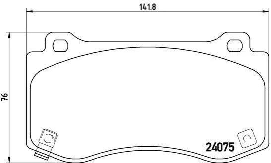 <strong>Гальмівні колодки дискові BREMBO P11 023 (фото 1)</strong>
