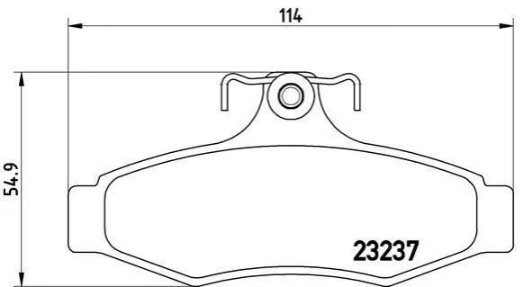 <strong>Гальмівні колодки дискові BREMBO P15 005 (фото 1)</strong>
