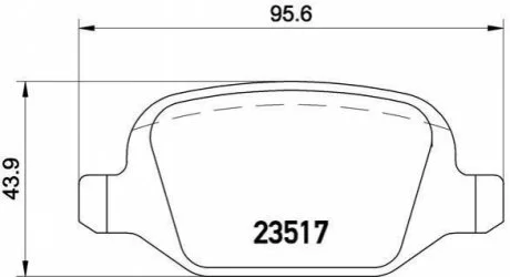 Гальмівні колодки дискові для BREMBO P23065 фото товару