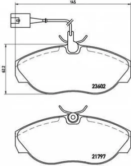 Гальмівні колодки дискові для BREMBO P23 083 фото товару