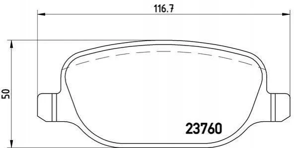 <strong>Гальмівні колодки дискові BREMBO P23 089 (фото 1)</strong>