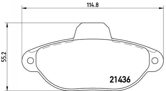 <strong>Гальмівні колодки дискові BREMBO P23096 (фото 1)</strong>