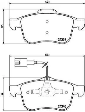 <strong>Гальмівні колодки дискові BREMBO P23 103 (фото 1)</strong>