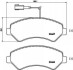 Гальмівні колодки дискові BREMBO P23 136 (фото 1)