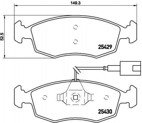 <strong>Гальмівні колодки дискові BREMBO P23 138 (фото 1)</strong>