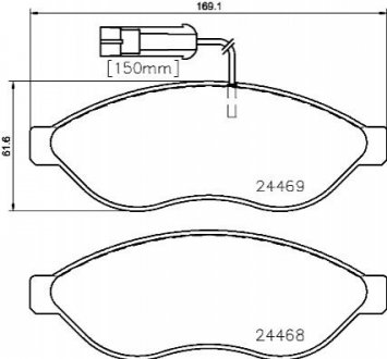 Гальмівні колодки дискові BREMBO P23143 (фото 1)