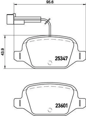 <strong>Гальмівні колодки дискові BREMBO P23 146 (фото 1)</strong>