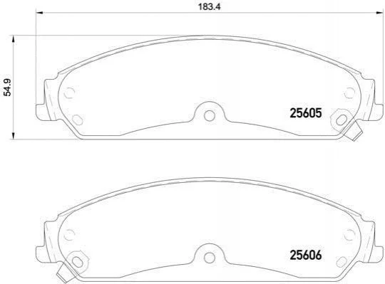 <strong>Гальмівні колодки дискові BREMBO P23 149 (фото 1)</strong>