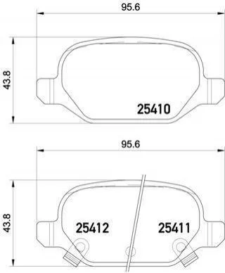 <strong>Гальмівні колодки дискові BREMBO P23 151 (фото 1)</strong>