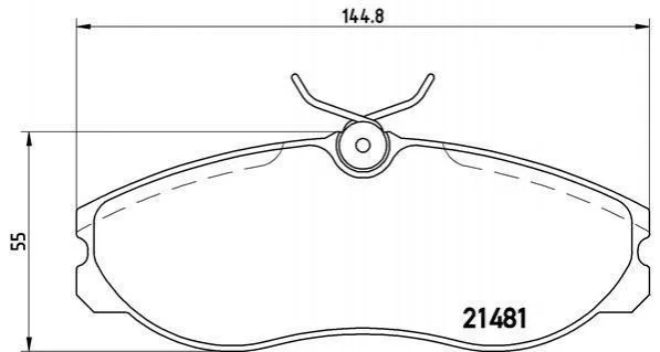 <strong>Тормозные колодки дисковые BREMBO P24 039 (фото 1)</strong>