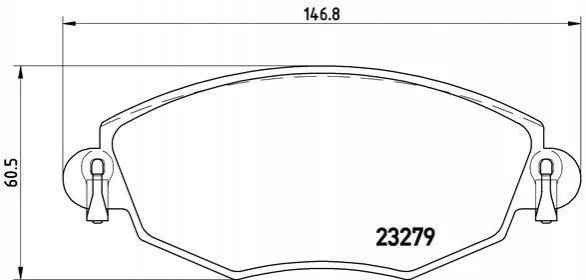 <strong>Гальмівні колодки дискові BREMBO P24060 (фото 1)</strong>