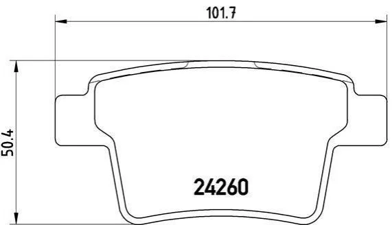 <strong>Гальмівні колодки дискові BREMBO P24 063 (фото 1)</strong>