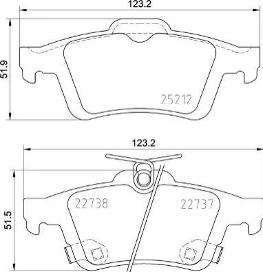 <strong>Гальмівні колодки дискові BREMBO P24 216 (фото 1)</strong>