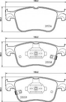 Тормозные колодки дисковые BREMBO P24 218 фото товара