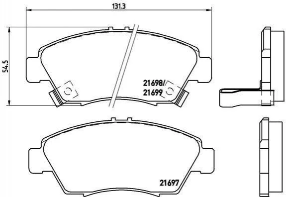 <strong>Гальмівні колодки дискові BREMBO P28 024 (фото 1)</strong>