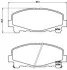 <strong>Комплект гальмівних колодок з 4 шт. дисків BREMBO P28043X (фото 2)</strong>