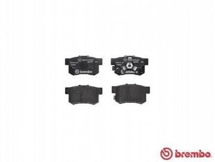 Гальмівні колодки дискові BREMBO P28061 (фото 1)