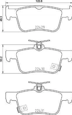 <strong>Гальмівні колодки дискові BREMBO P28 089 (фото 1)</strong>