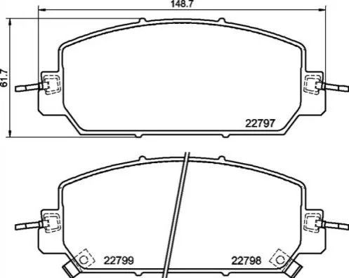 <strong>Гальмівні колодки дискові BREMBO P28 098 (фото 1)</strong>