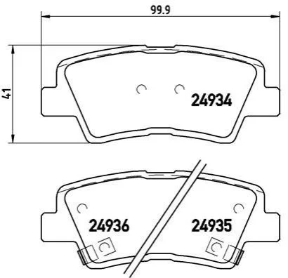 <strong>Гальмівні колодки дискові BREMBO P30047 (фото 1)</strong>