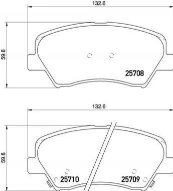 <strong>Гальмівні колодки дискові BREMBO P30073 (фото 1)</strong>