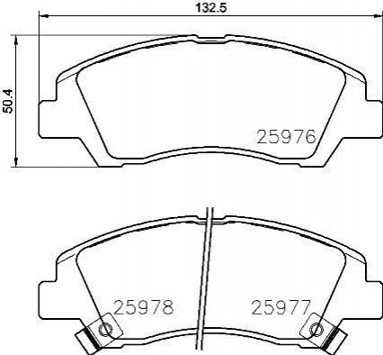 <strong>Гальмівні колодки дискові BREMBO P30 076 (фото 1)</strong>
