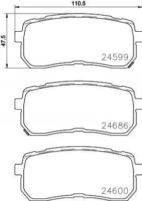 <strong>Гальмівні колодки дискові BREMBO P30 080 (фото 1)</strong>