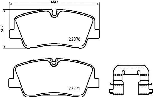 <strong>Гальмівні колодки дискові BREMBO P30 085 (фото 1)</strong>