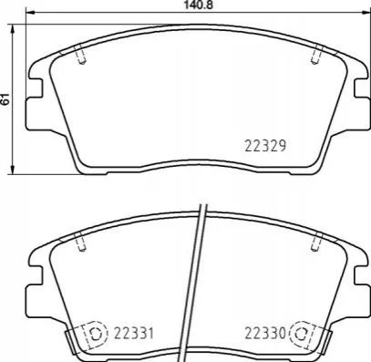 <strong>Гальмівні колодки дискові BREMBO P30096 (фото 1)</strong>