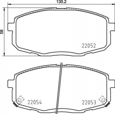 <strong>Гальмівні колодки дискові BREMBO P30 099 (фото 1)</strong>