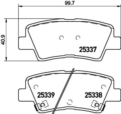 <strong>Гальмівні колодки дискові BREMBO P30101 (фото 1)</strong>