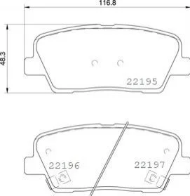 <strong>Гальмівні колодки дискові BREMBO P30 105 (фото 1)</strong>