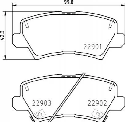 <strong>Гальмівні колодки дискові BREMBO P30 111 (фото 1)</strong>