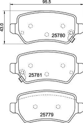 <strong>Гальмівні колодки дискові BREMBO P30 120 (фото 1)</strong>