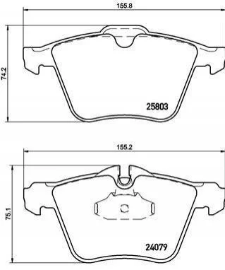 <strong>Гальмівні колодки дискові BREMBO P36 028 (фото 1)</strong>