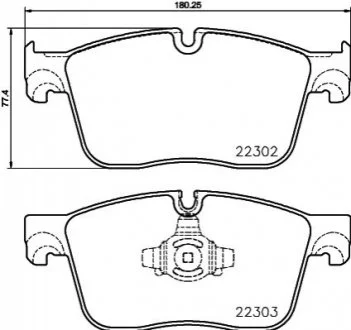 Гальмівні колодки дискові для Jaguar, Land Rover BREMBO P36031 фото товару
