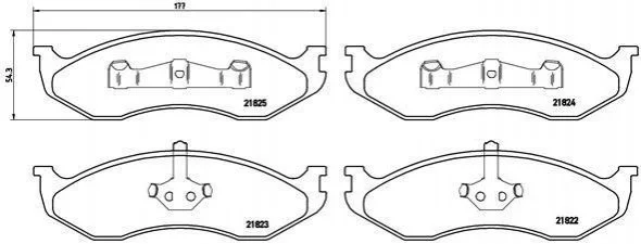 <strong>Гальмівні колодки дискові BREMBO P37 004 (фото 1)</strong>