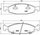 Гальмівні колодки дискові BREMBO P37005 (фото 1)